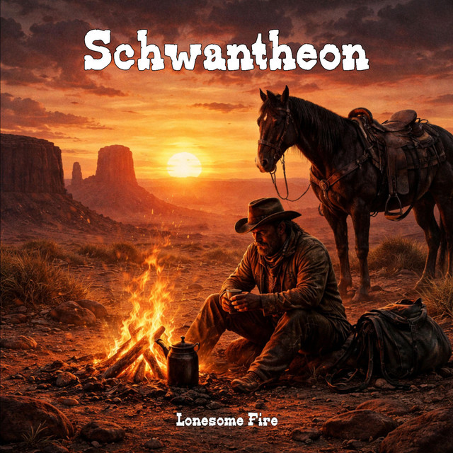 Lonesome Fire album cover by Schwantheon.