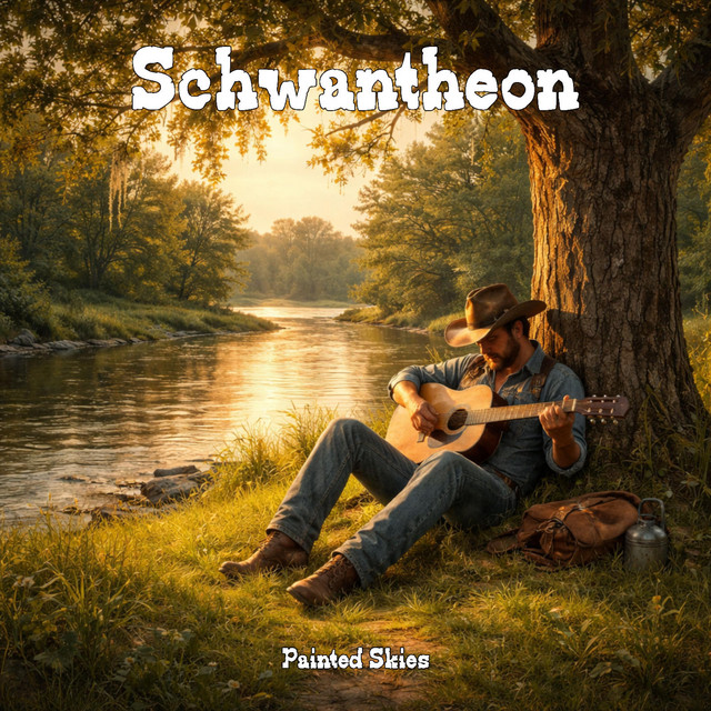 Painted Skies album cover by Schwantheon.